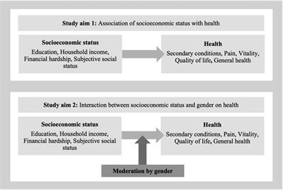 Frontiers Does gender moderate the association between